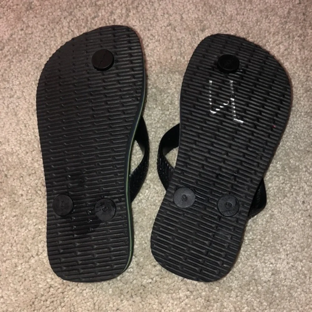 Havaianas Kids 25-26 Black‎ Flip Flops